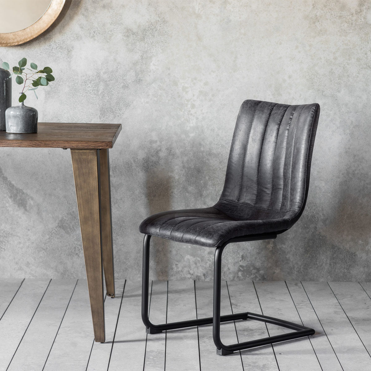Gallery Direct Edington Grey Chair (2pk)