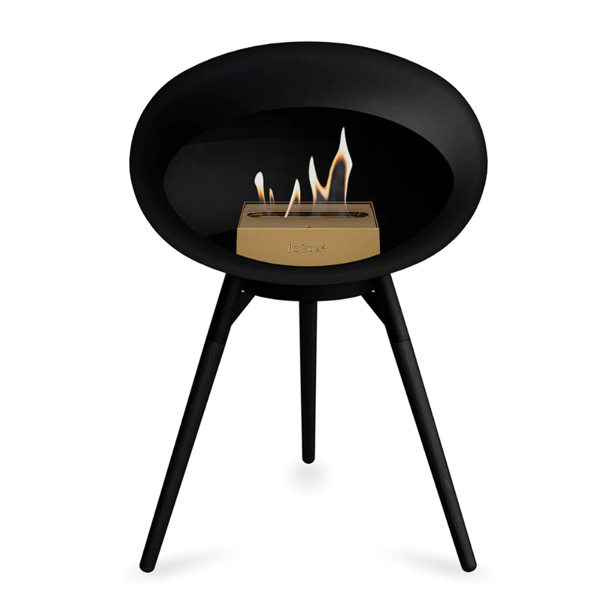 Le Feu Ground Wood Low - Black