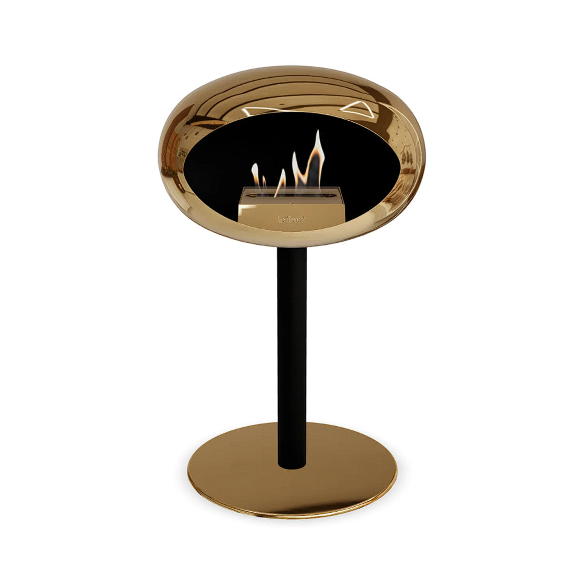 Le Feu Ground Steel Low - Chromed Rose Gold - 60mm Pole Width