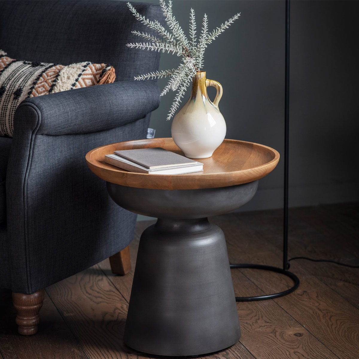 Gallery Direct Alabama Side Table 480x480x470mm