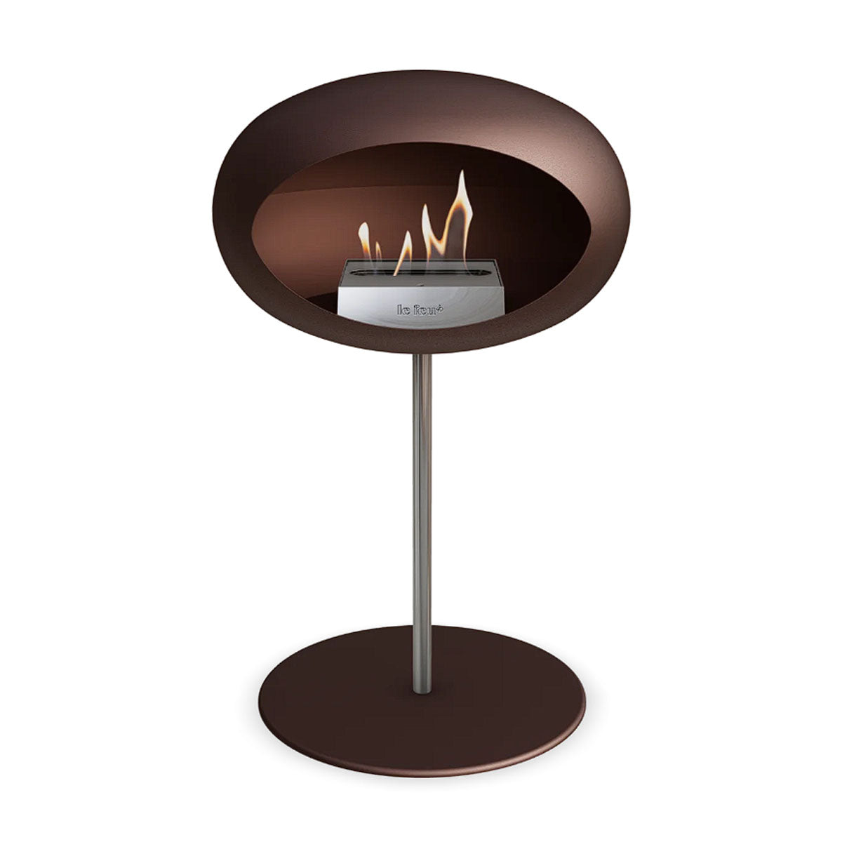 Le Feu Ground Steel Low - Mocca - 25mm Pole Width