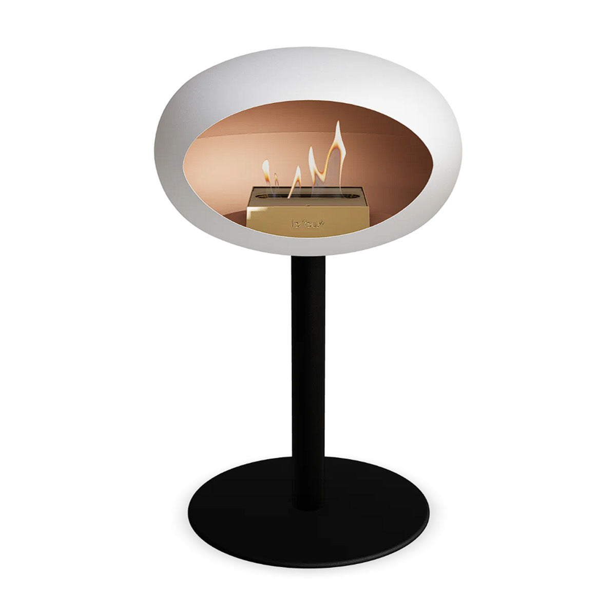 Le Feu Ground Steel Low - White - 60mm Pole Width