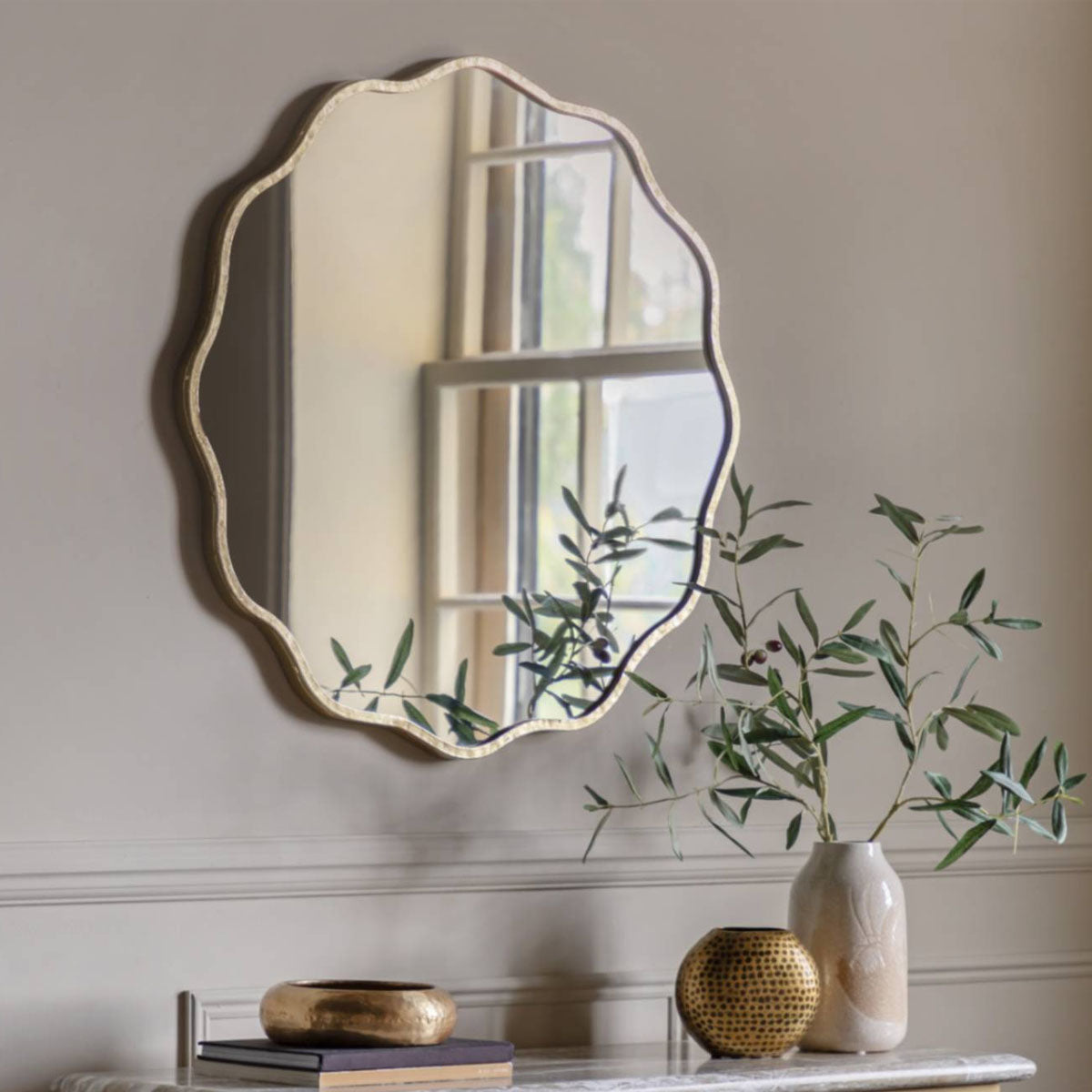 Gallery Direct Sloane Round Mirror 820mm