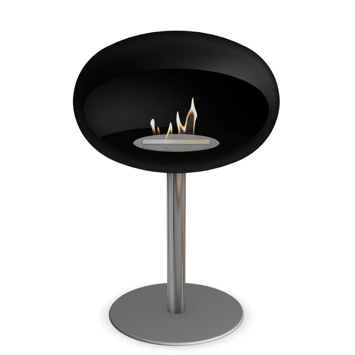 Le Feu Dome 625 - Black Ground Steel Low