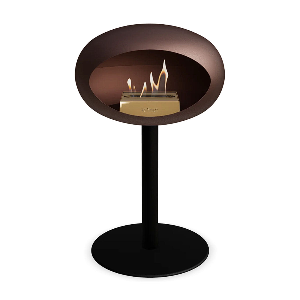 Le Feu Ground Steel Low - Mocca - 60mm Pole Width