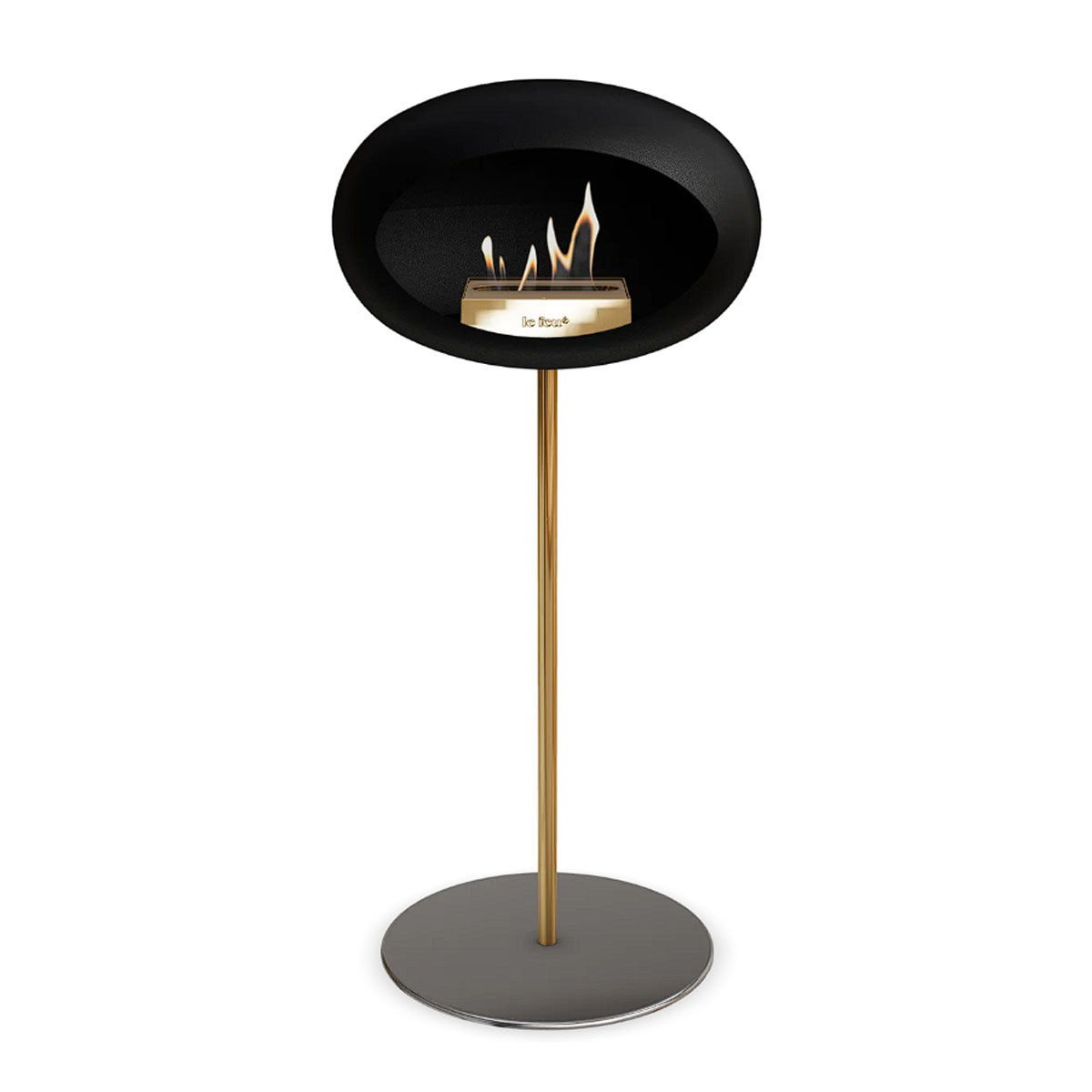 Le Feu Ground Steel High - Black - 25mm Pole Width