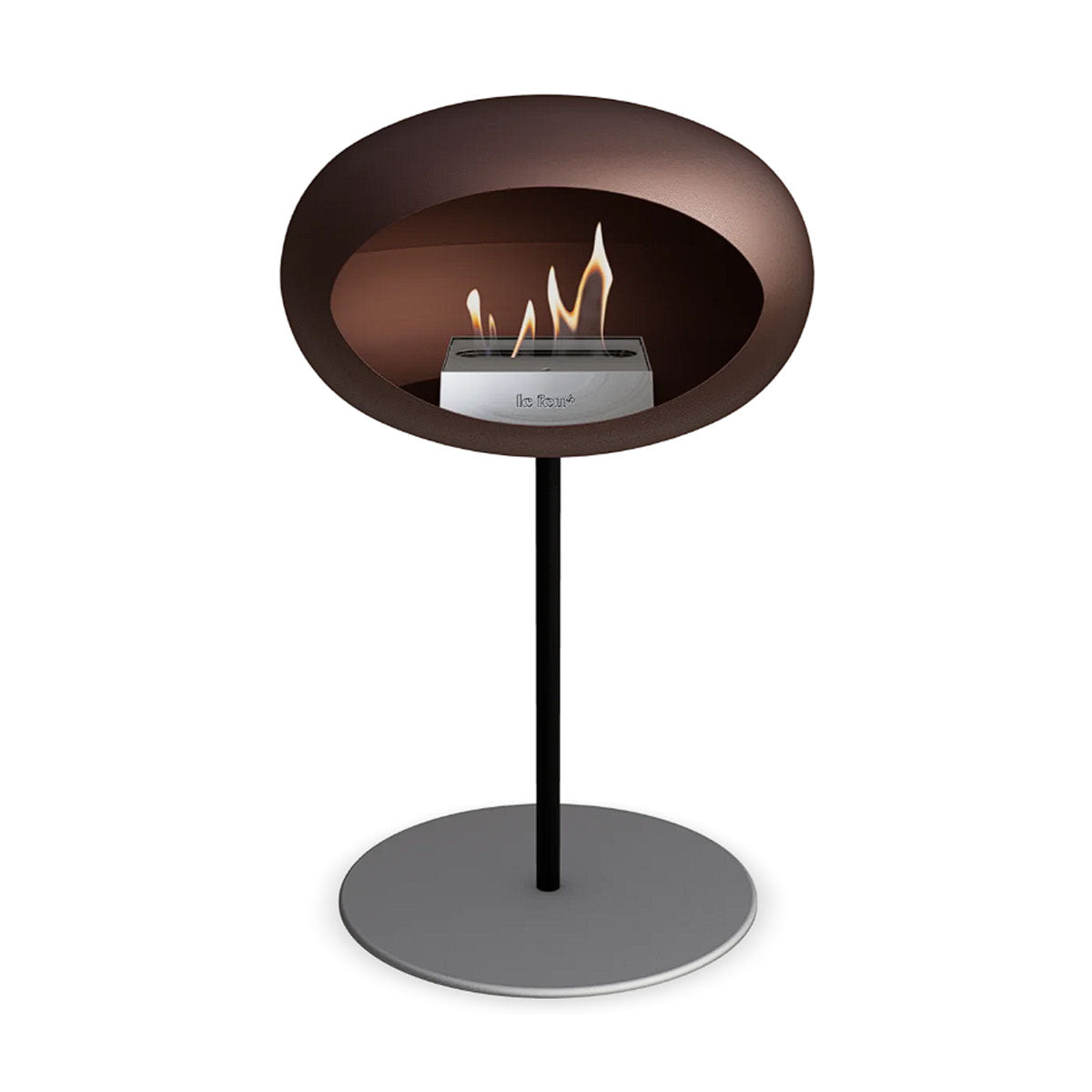 Le Feu Ground Steel Low - Mocca - 25mm Pole Width