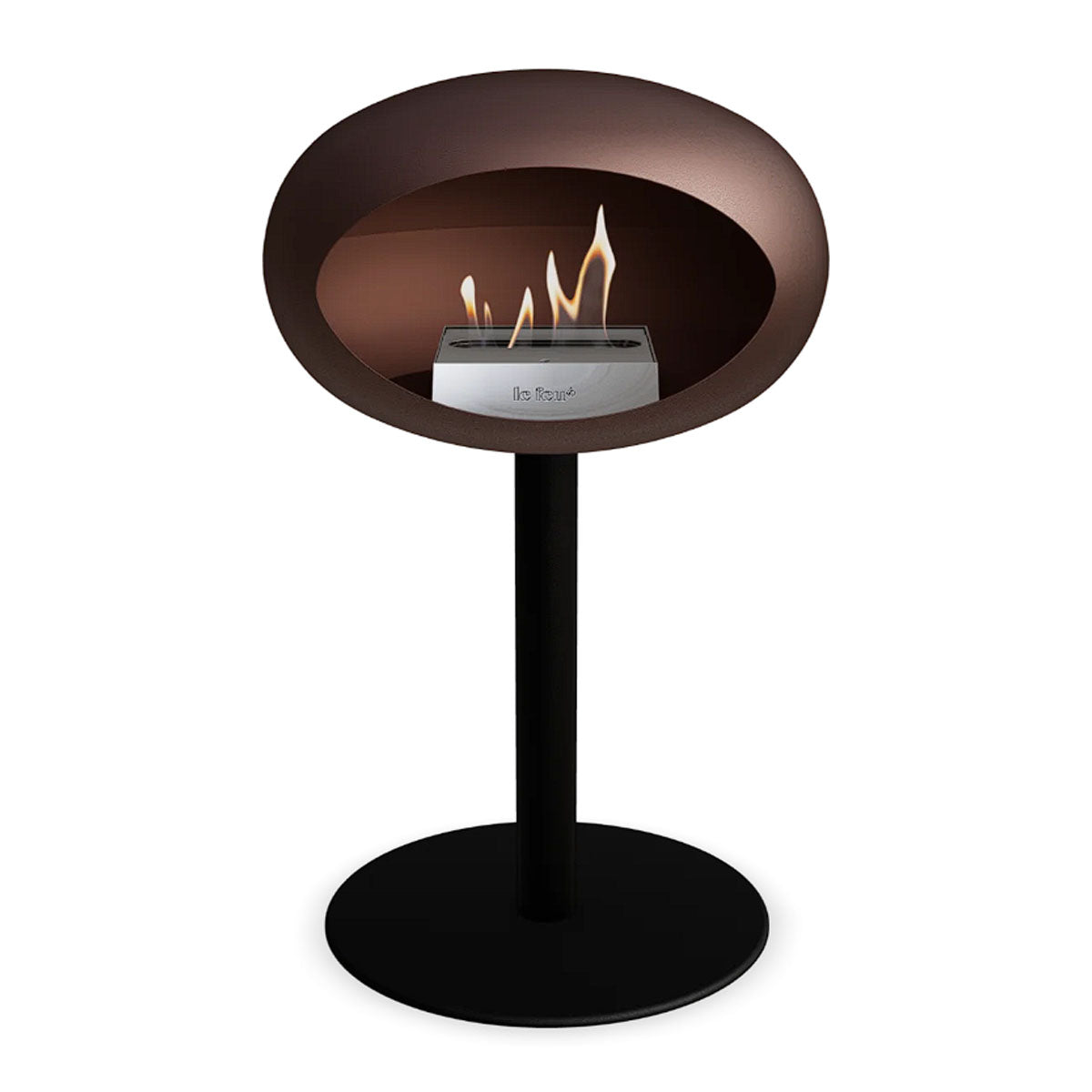 Le Feu Ground Steel Low - Mocca - 60mm Pole Width