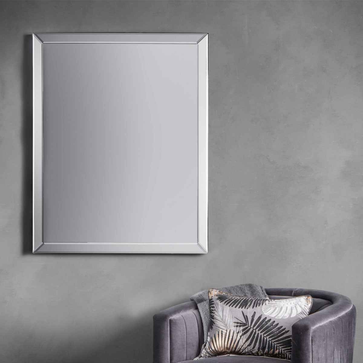 Gallery Direct Luna Overmantle Mirror 1120x865mm