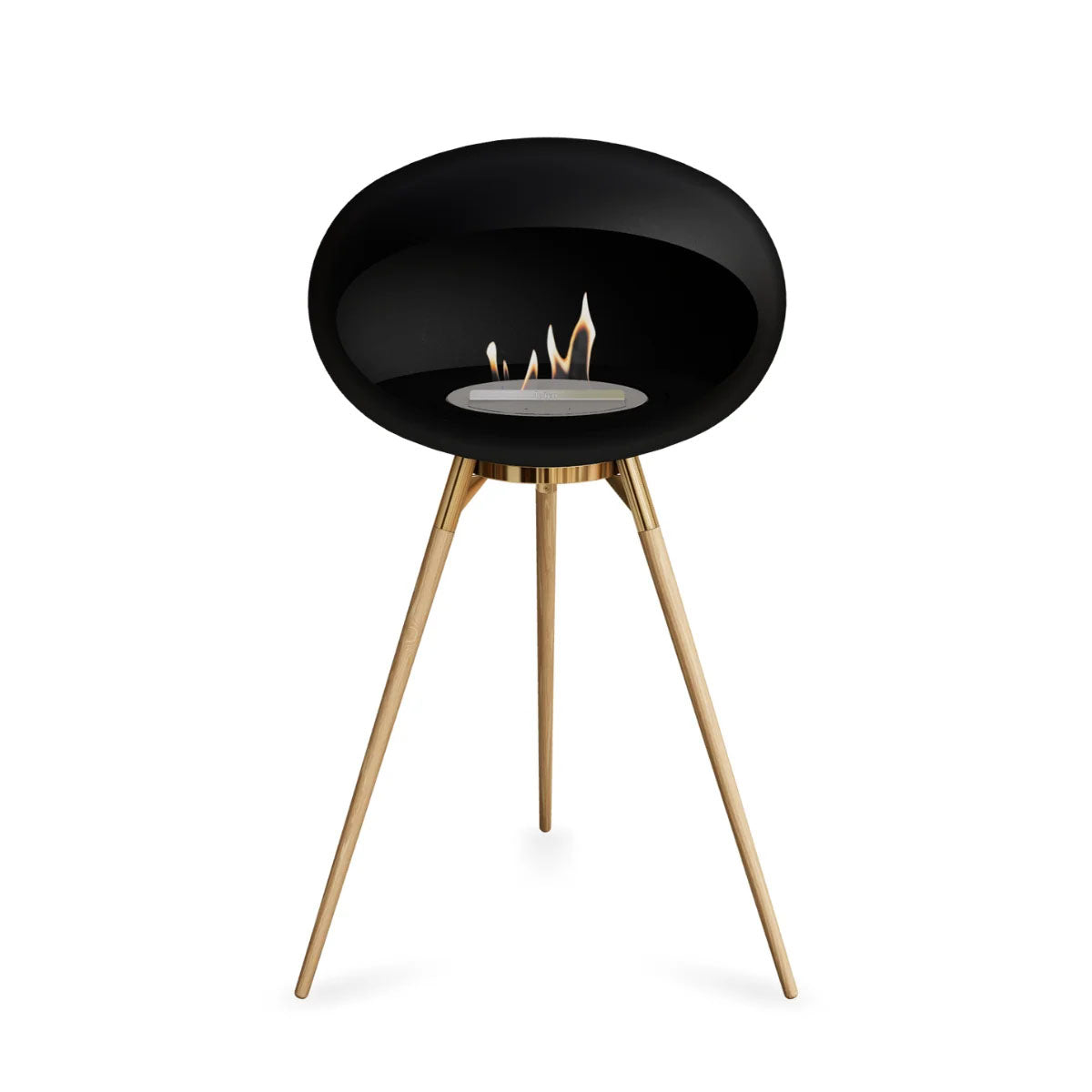 Le Feu Dome 625 - Black Ground Wood High