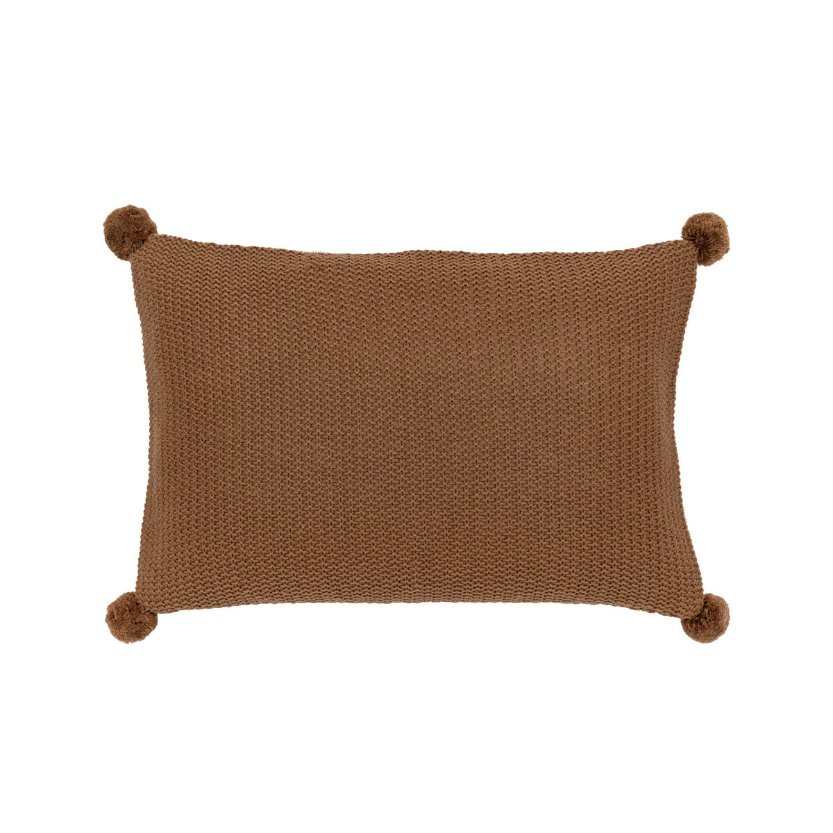 Gallery Direct Moss Stitch PomPom Cushion