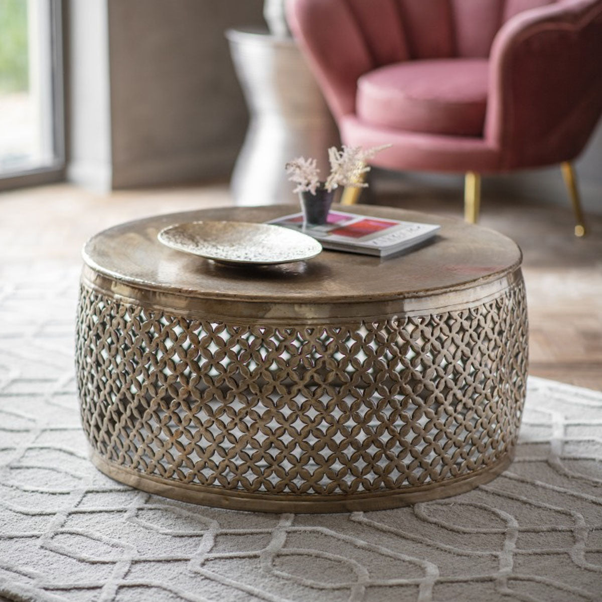 Gallery Direct Khalasar Coffee Table 820x820x380mm