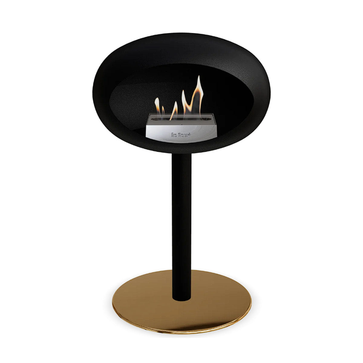 Le Feu Ground Steel Low - Black - 60mm Pole Width