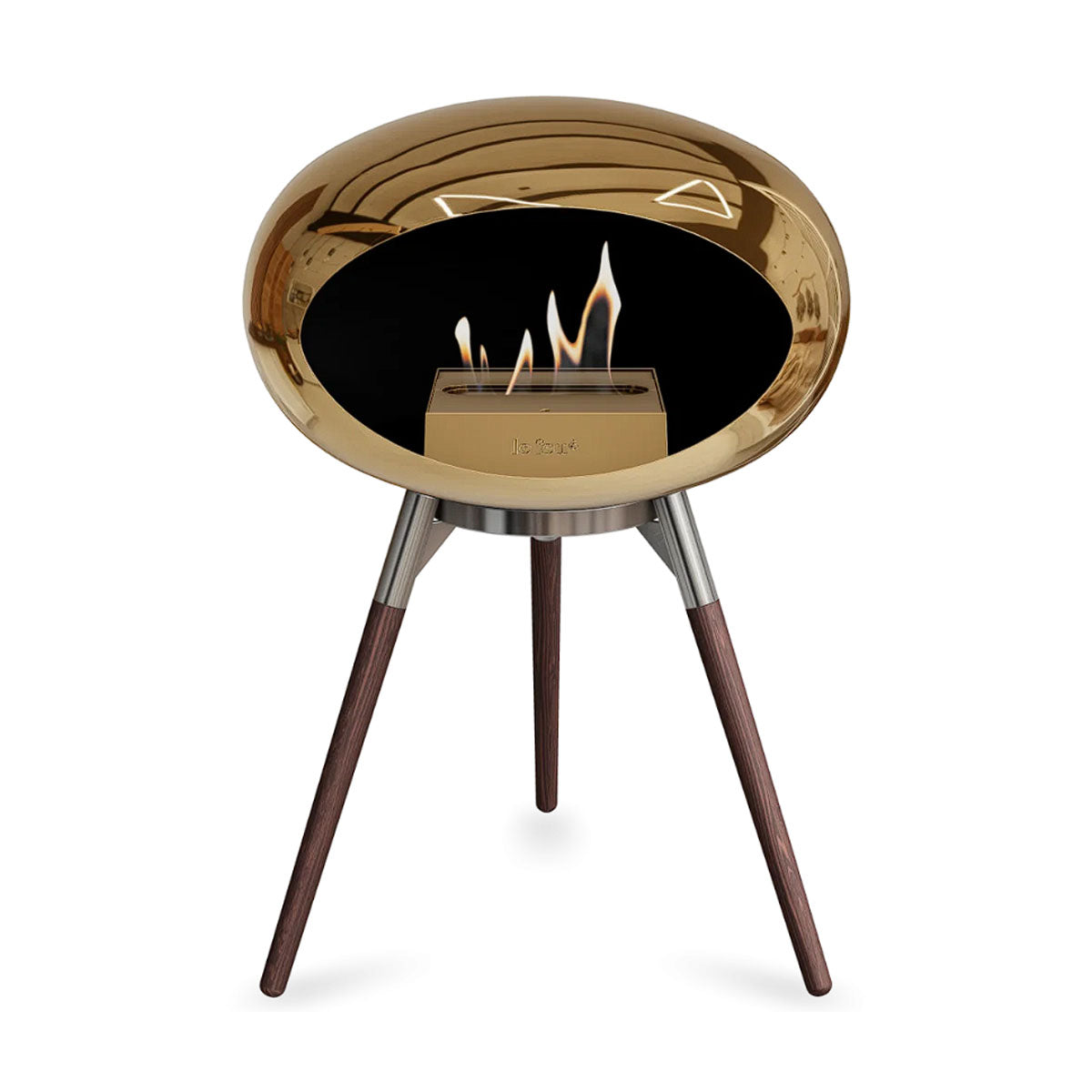 Le Feu Ground Wood Low - Chromed Rose Gold