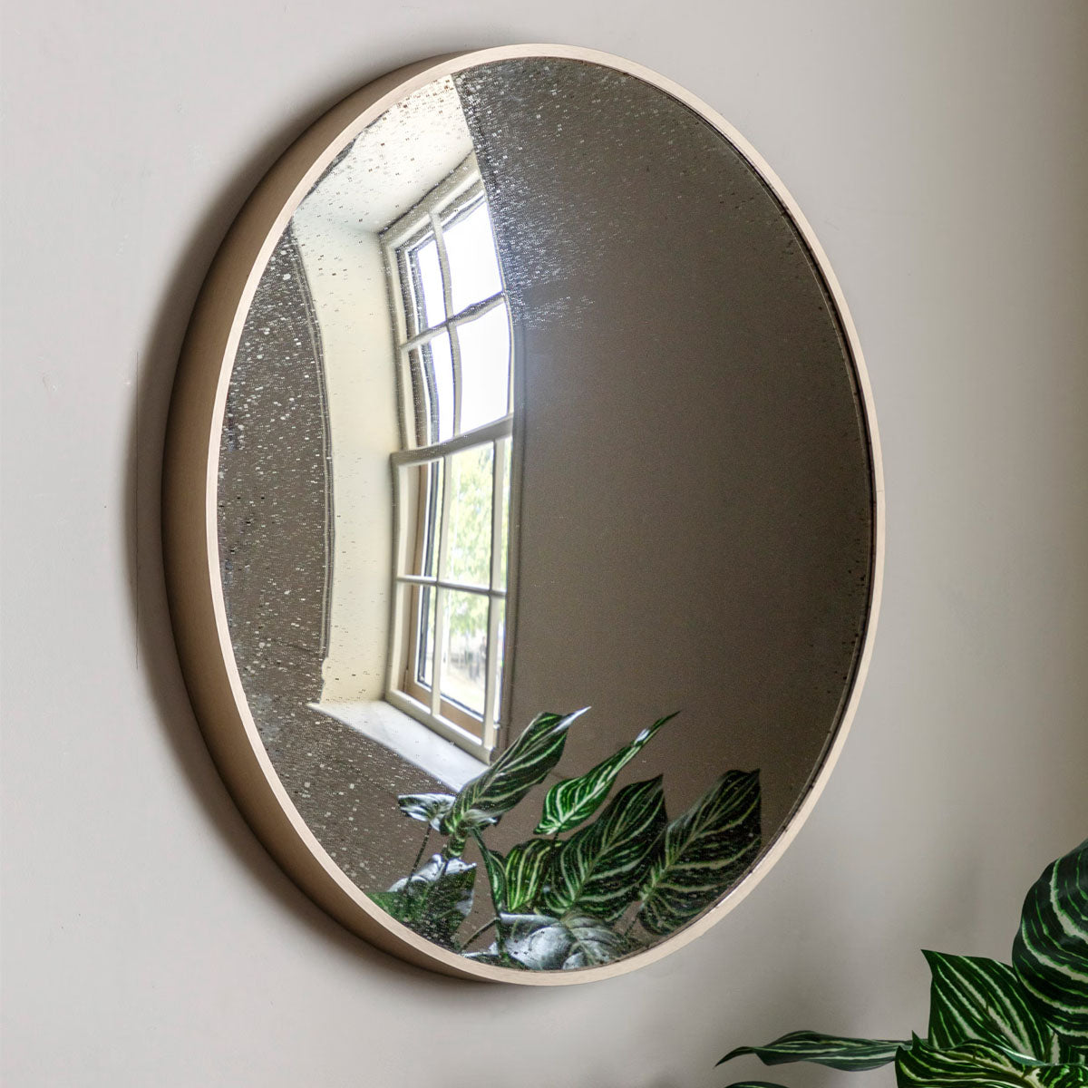 Gallery Direct Yardley Convex Round Mirror Bronze 600mm