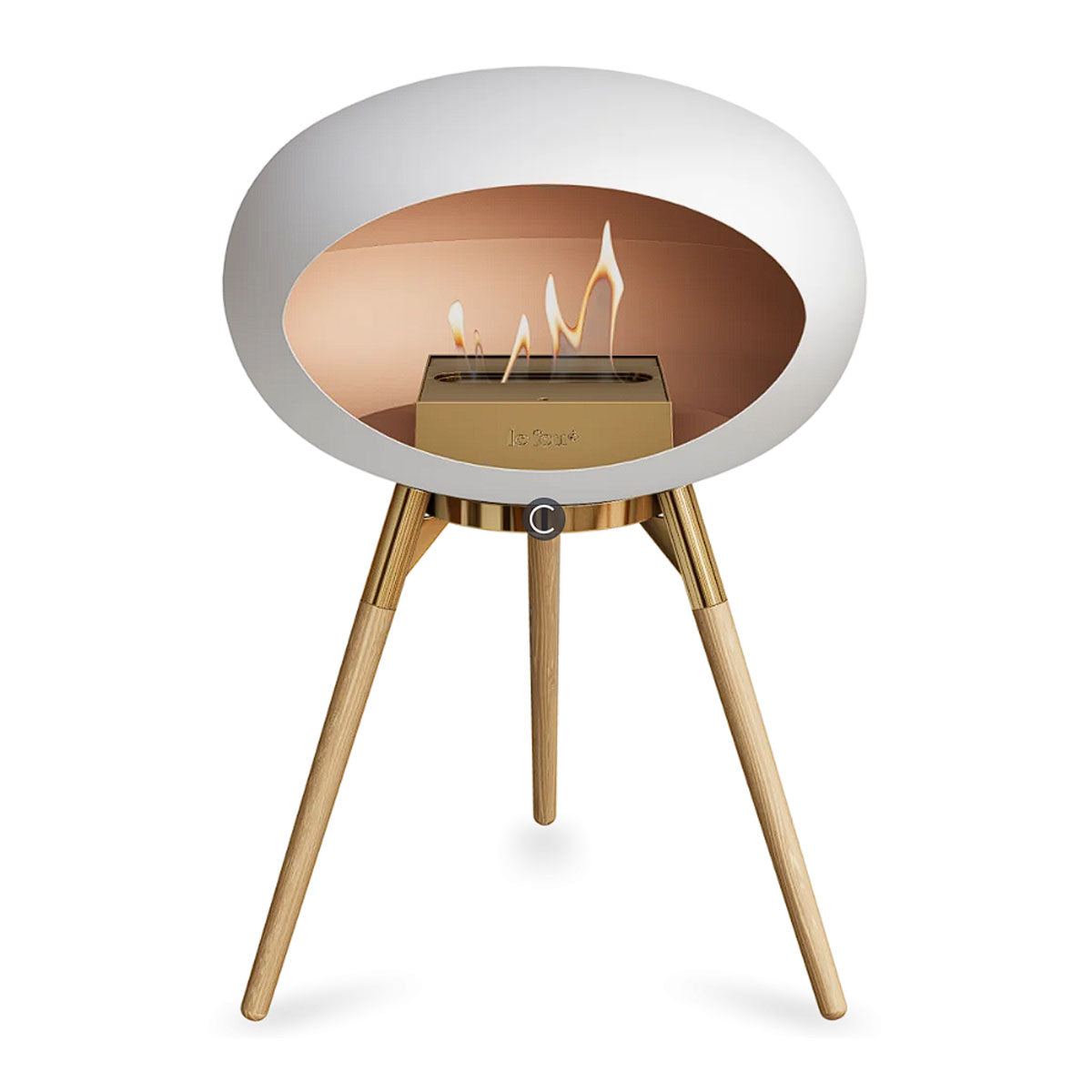 Le Feu Ground Wood Low - White