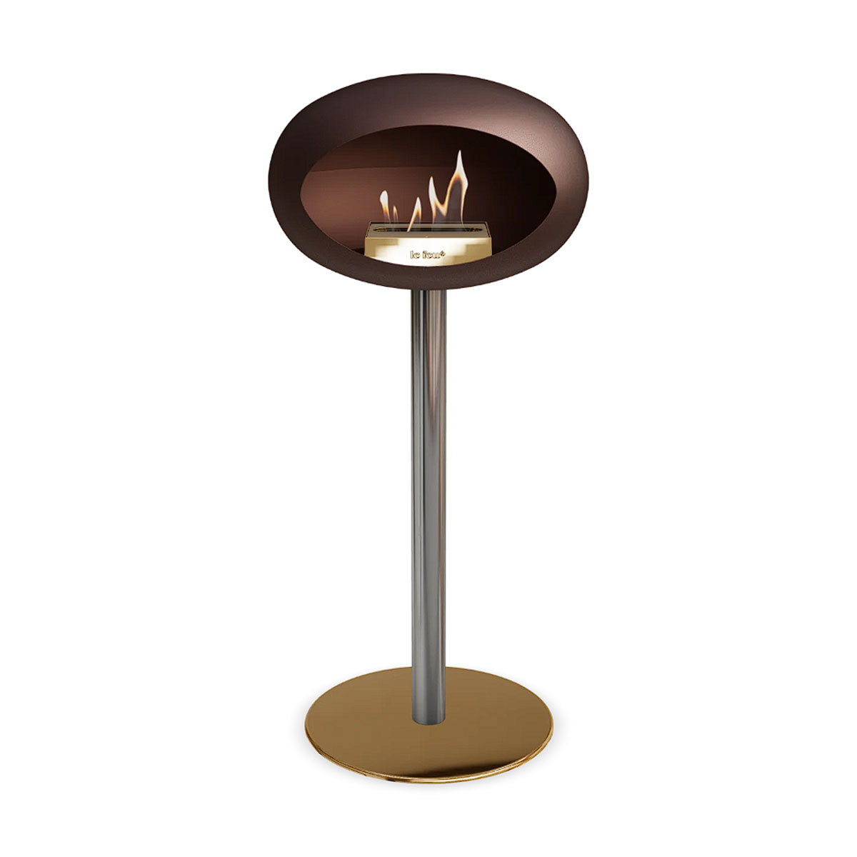 Le Feu Ground Steel High - Mocca - 60mm Pole Width