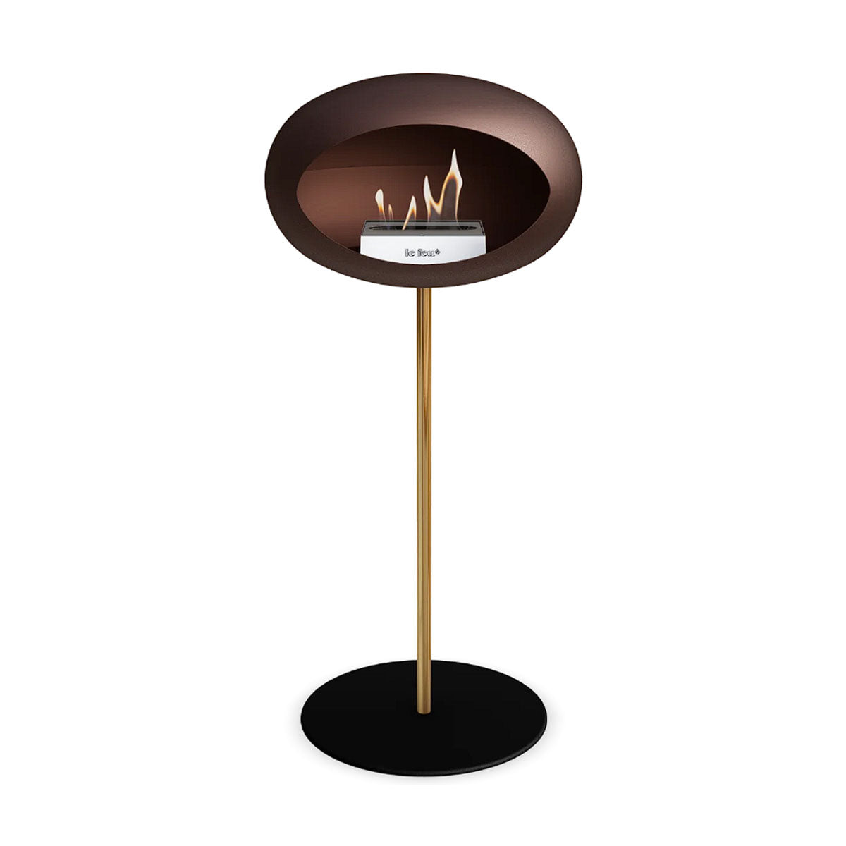 Le Feu Ground Steel High - Mocca - 25mm Pole Width