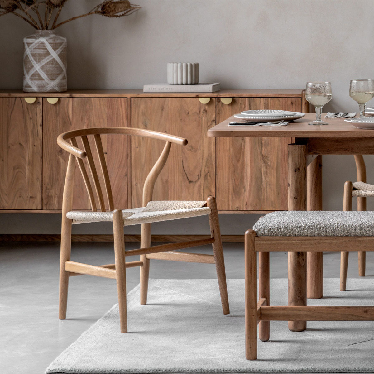 Gallery Direct Whitney Chair Natural (2pk)