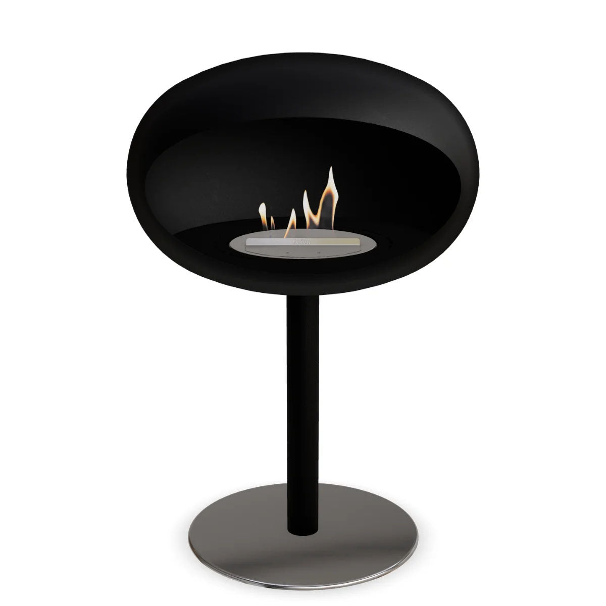 Le Feu Dome 625 - Black Ground Steel Low