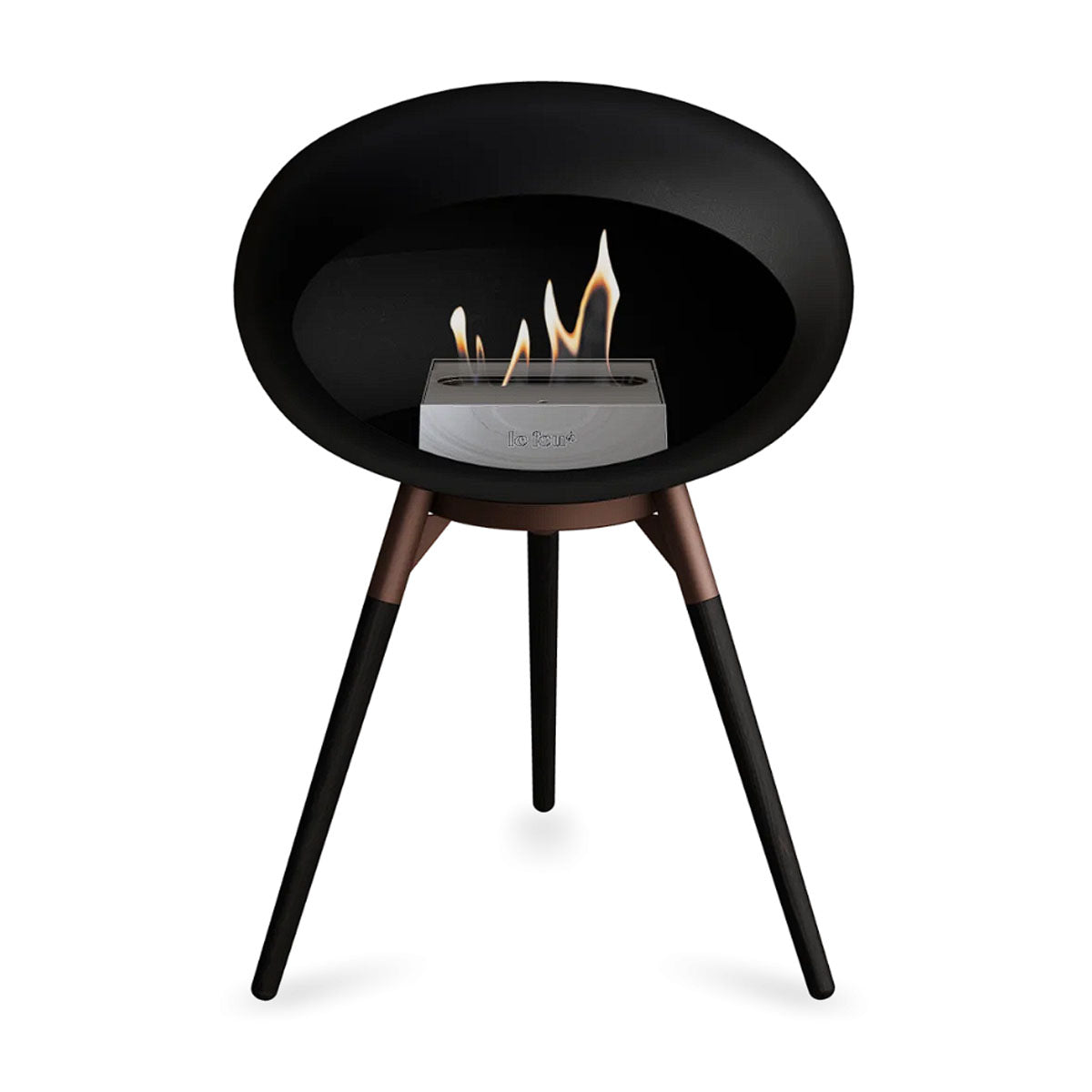 Le Feu Ground Wood Low - Black