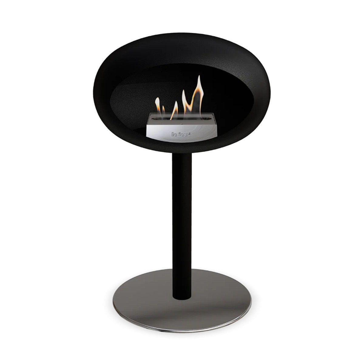 Le Feu Ground Steel Low - Black - 60mm Pole Width