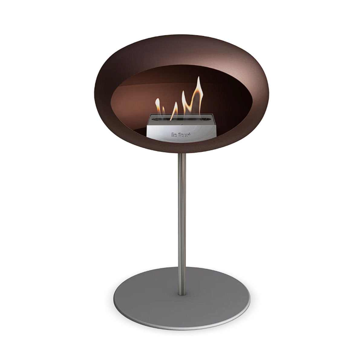 Le Feu Ground Steel Low - Mocca - 25mm Pole Width