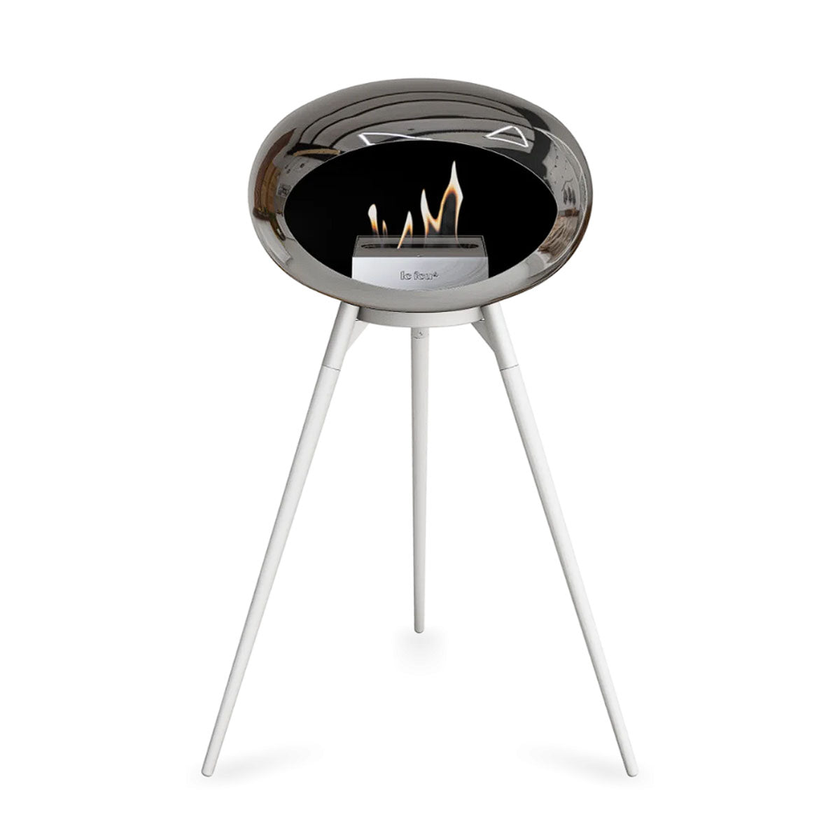 Le Feu Ground Wood High - Chromed Silver