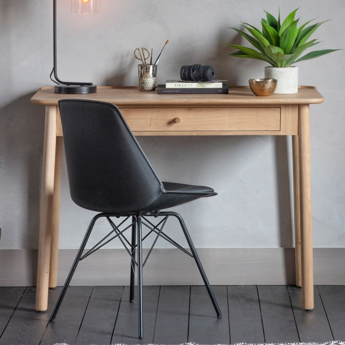 Gallery Direct Kingham 1 Drw Dressing Table/Desk 1100x500x800mm