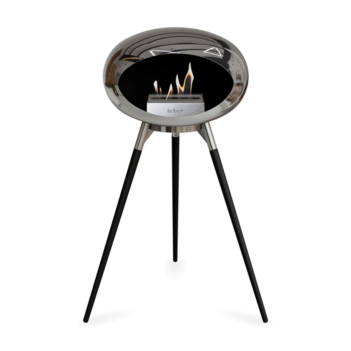 Le Feu Ground Wood High - Chromed Silver