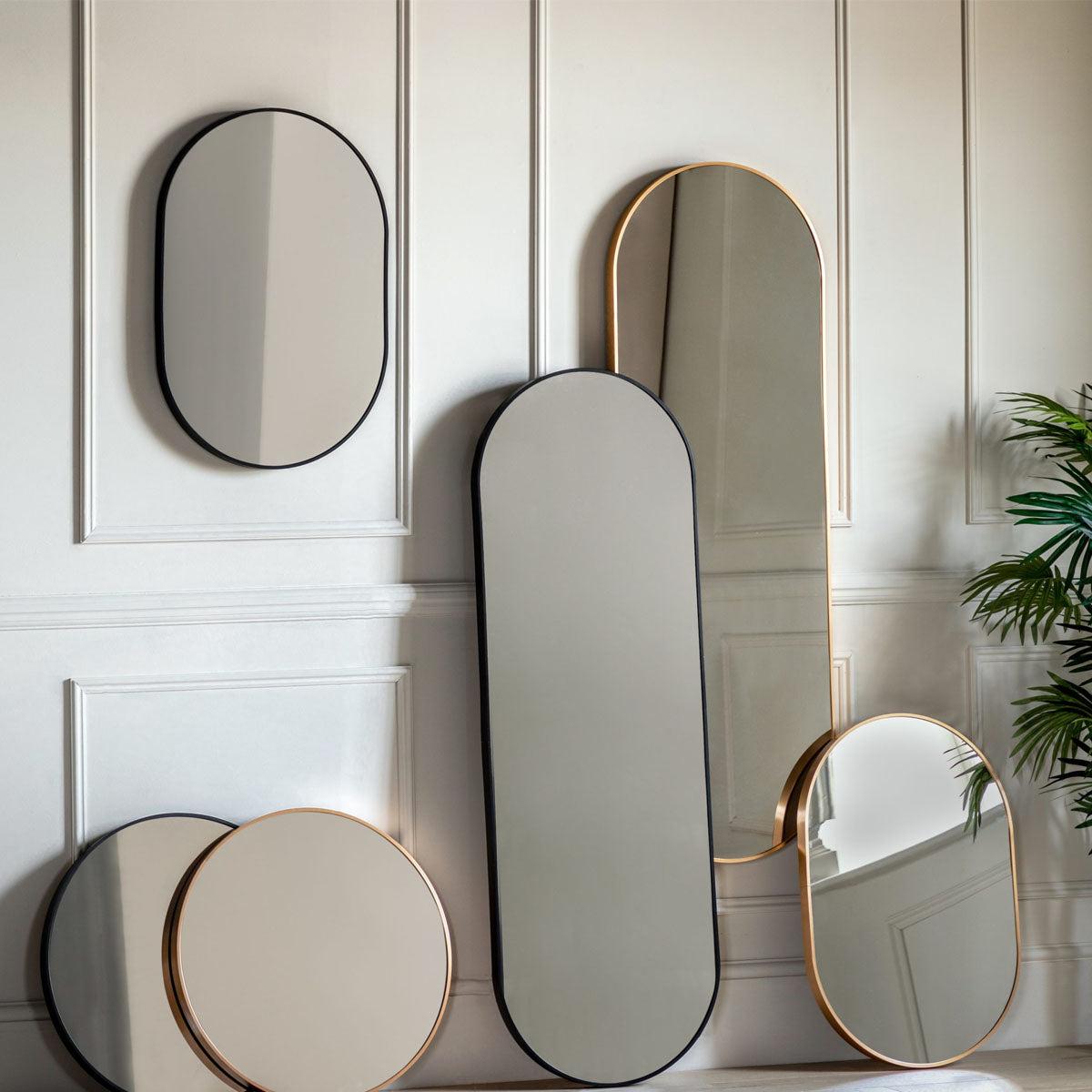 Gallery Direct Yardley Mirror Gold 500x40x750mm