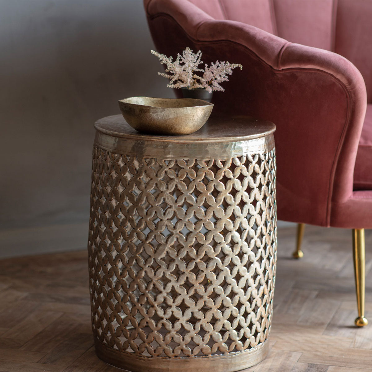 Gallery Direct Khalasar Side Table 400x400x480mm