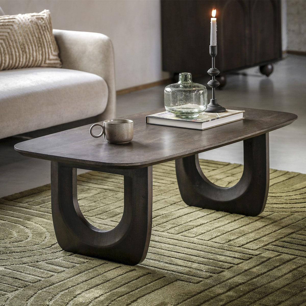 Gallery Direct Arc Coffee Table 1200x600x400mm