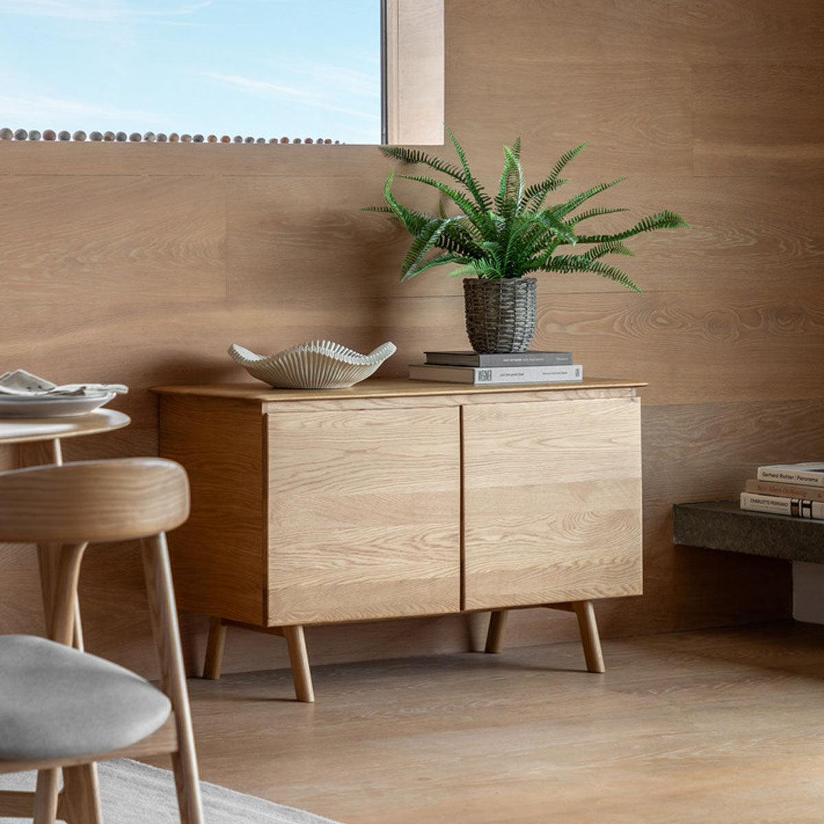 Gallery Direct Madrid 2 Door Sideboard 1160x450x700mm