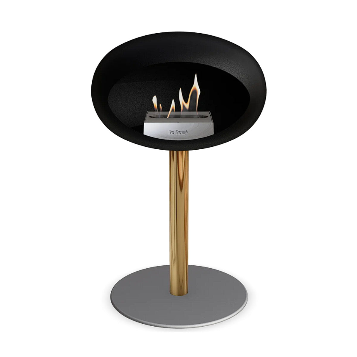 Le Feu Ground Steel Low - Black - 60mm Pole Width