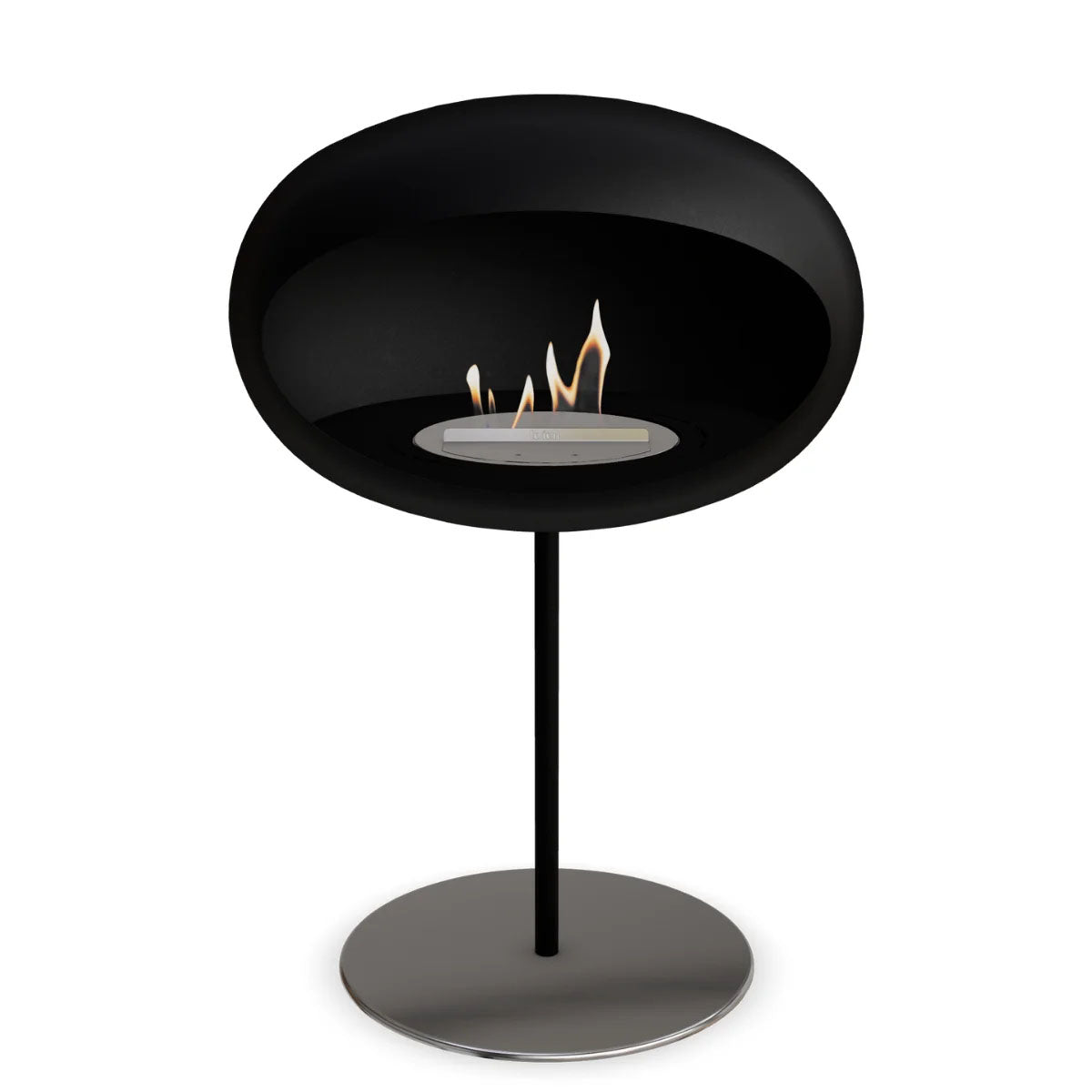Le Feu Dome 625 - Black Ground Steel Low