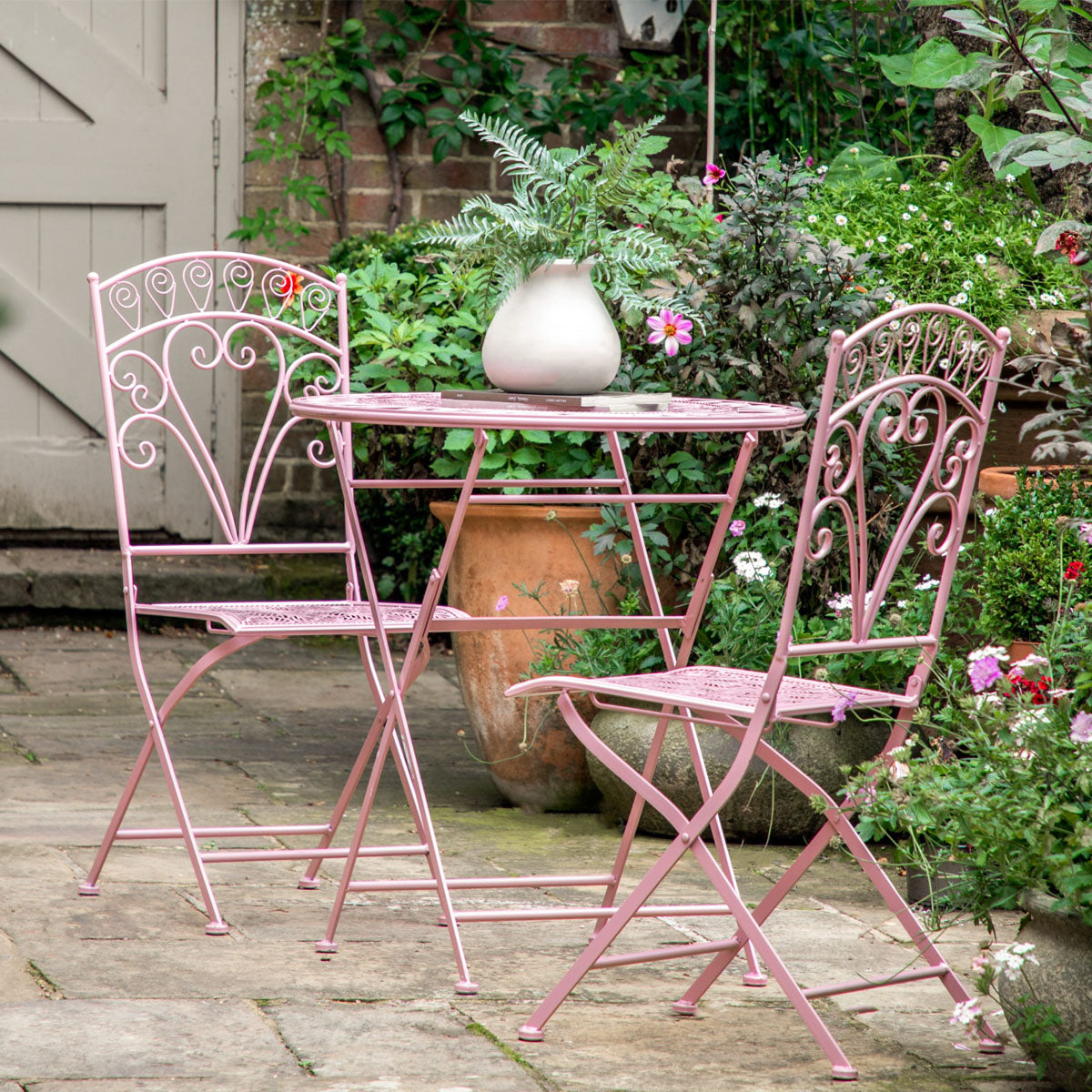 Gallery Direct Brindisi 2 Seater Bistro Set Coral
