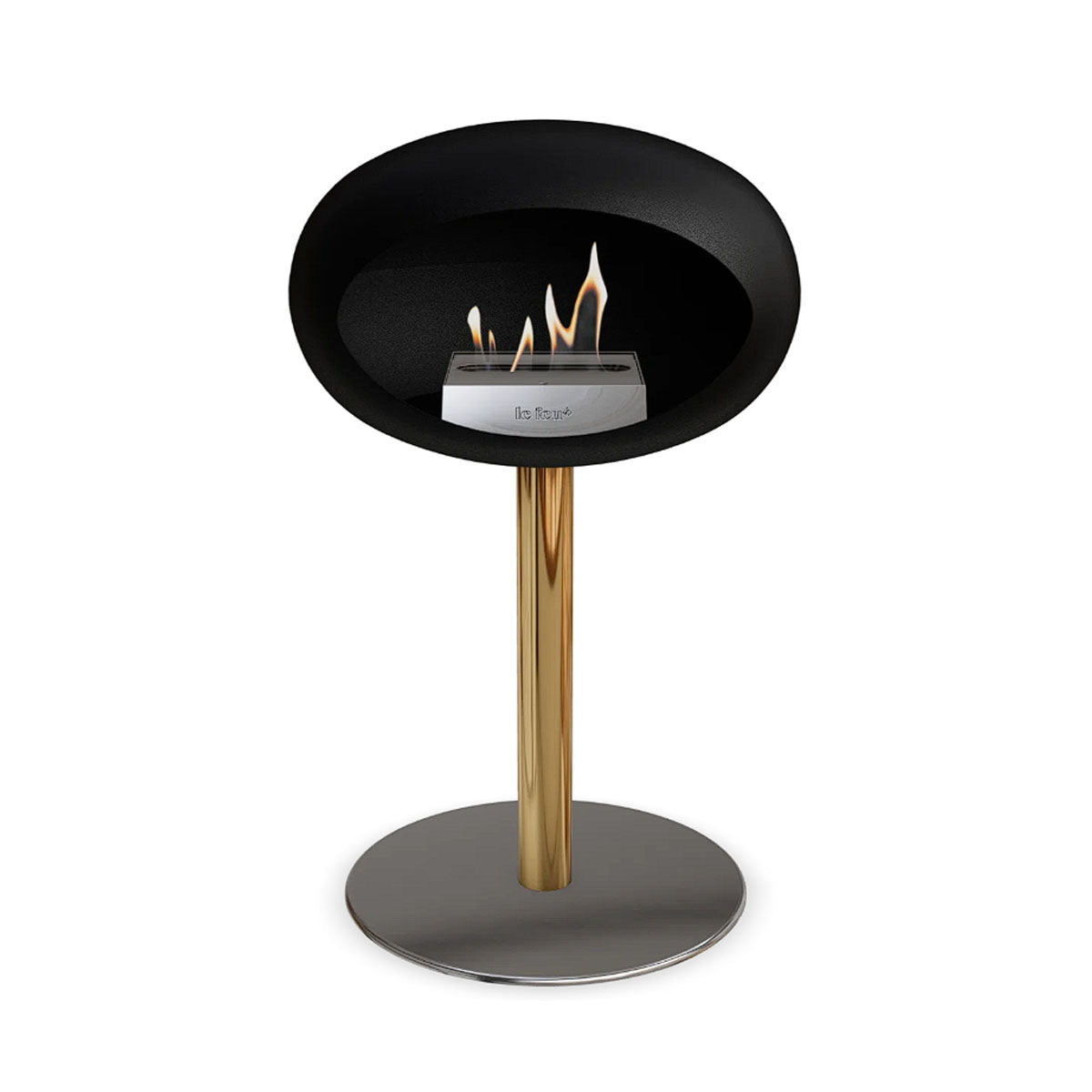 Le Feu Ground Steel Low - Black - 60mm Pole Width