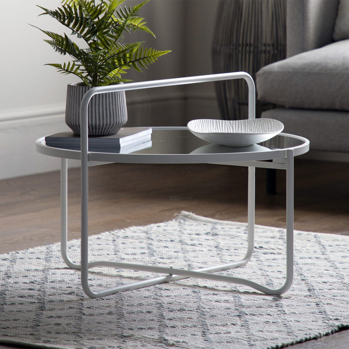 Gallery Direct Fawley Coffee Table White 650x650x500mm