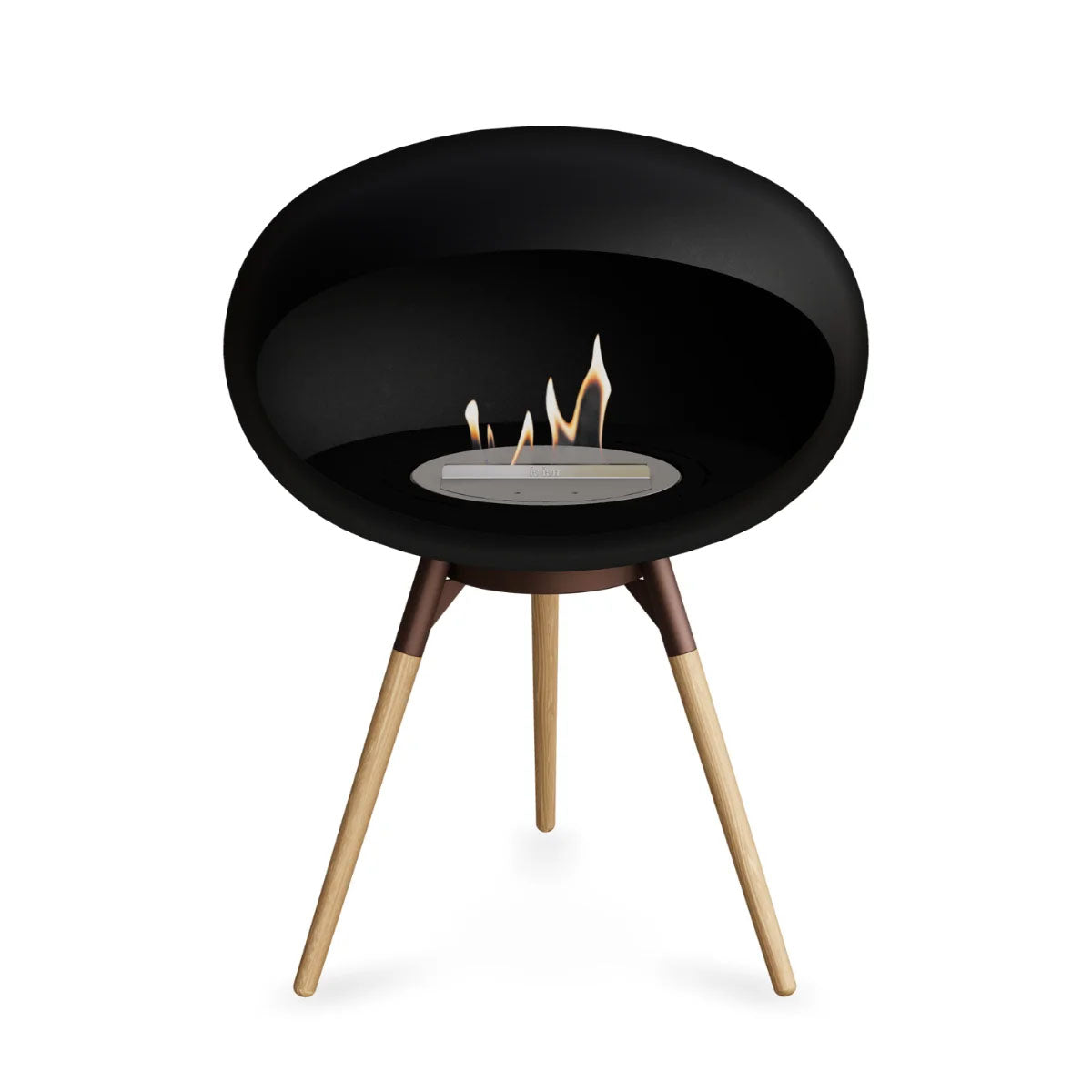 Le Feu Dome 625 - Black Ground Wood Low
