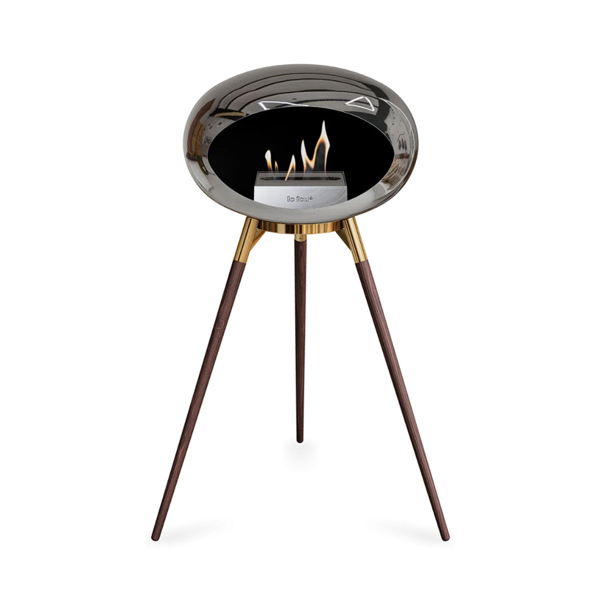 Le Feu Ground Wood High - Chromed Silver