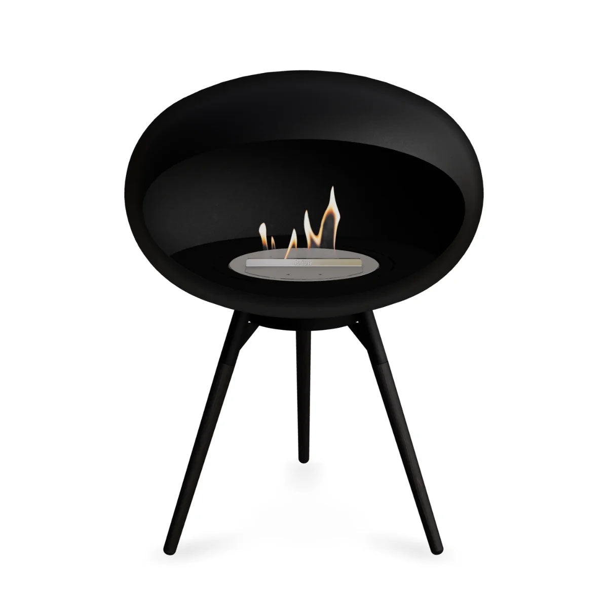 Le Feu Dome 625 - Black Ground Wood Low