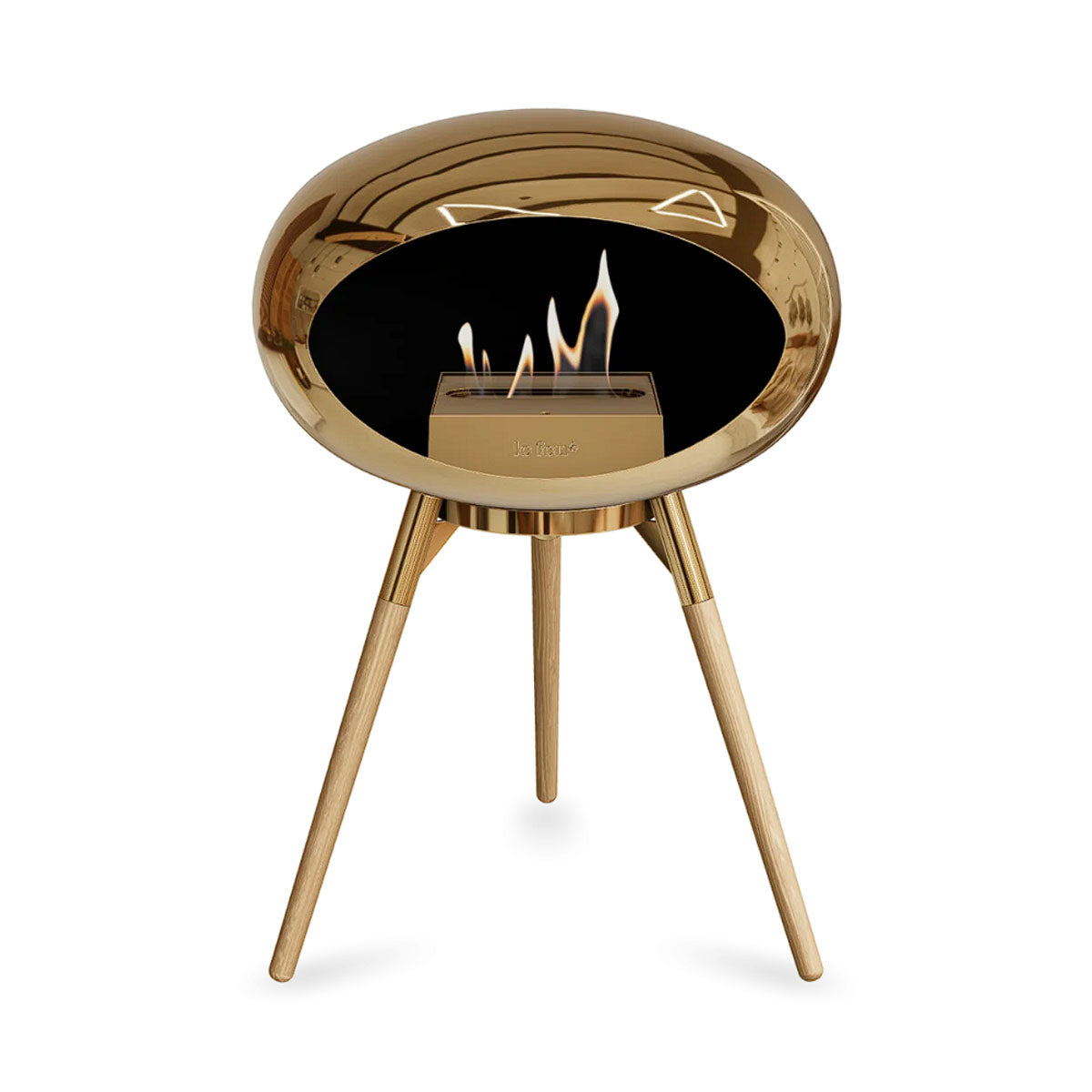 Le Feu Ground Wood Low - Chromed Rose Gold