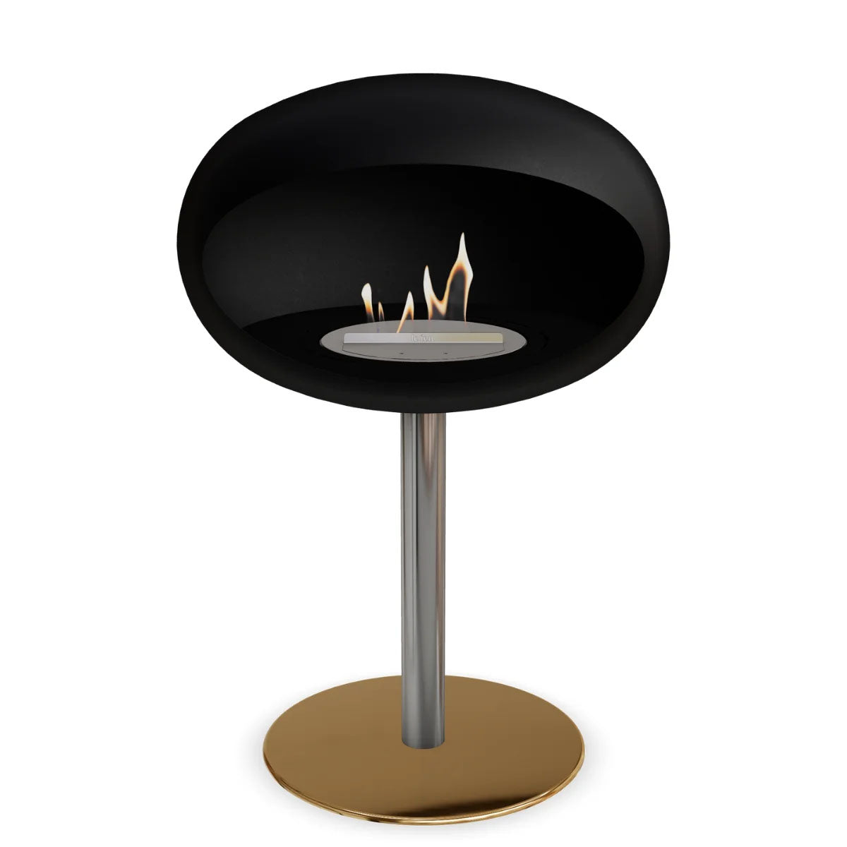Le Feu Dome 625 - Black Ground Steel Low
