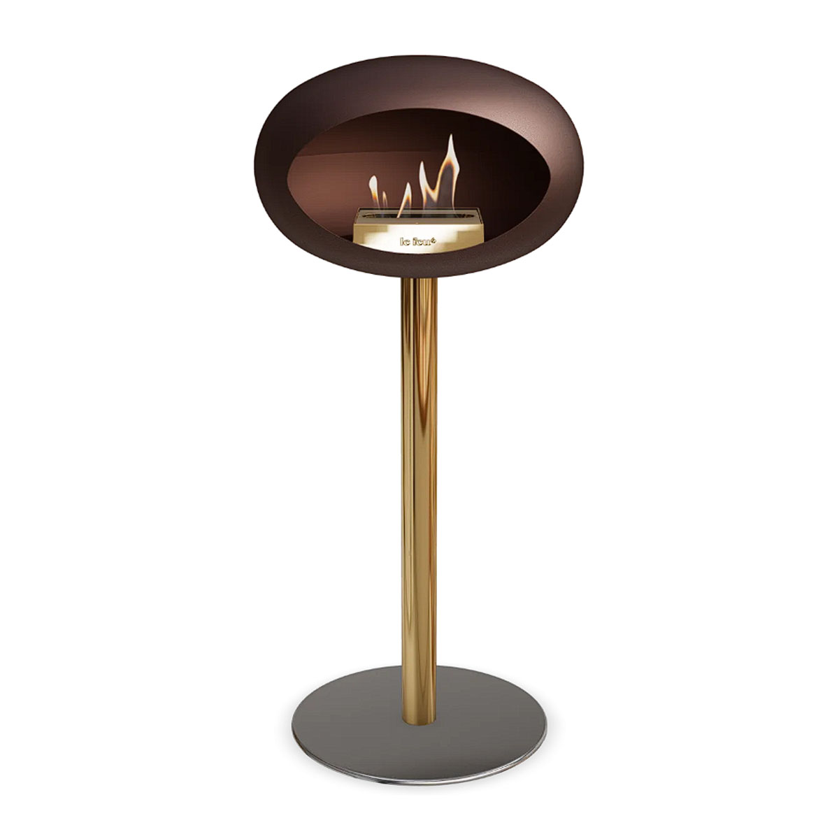 Le Feu Ground Steel High - Mocca - 60mm Pole Width