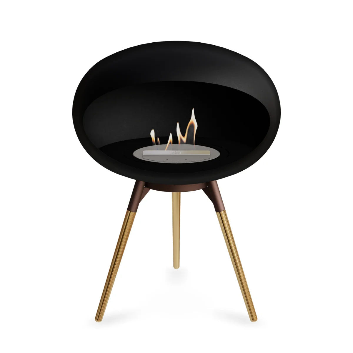 Le Feu Dome 625 - Black Ground Wood Low