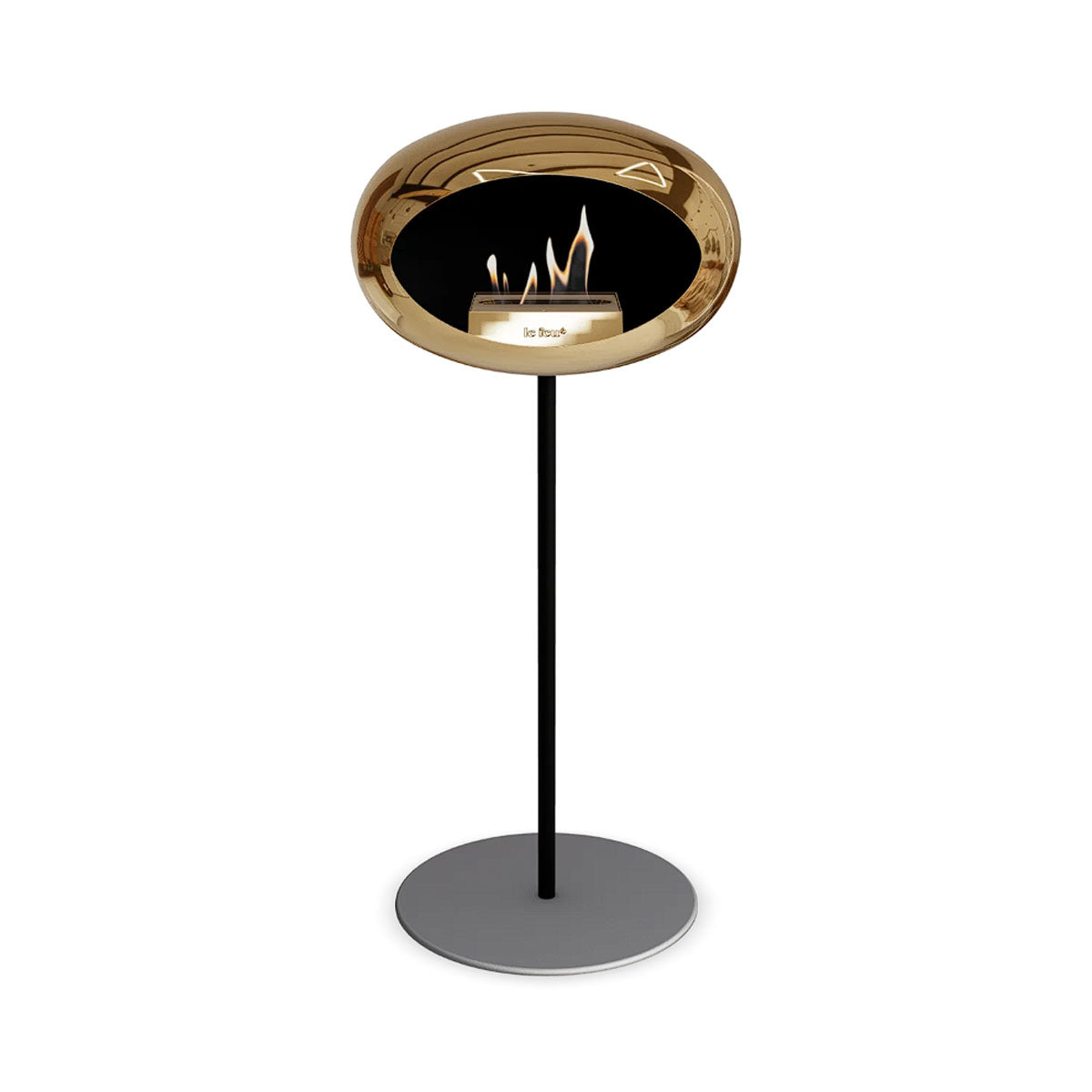 Le Feu Ground Steel High - Chromed Rose Gold - 25mm Pole Width
