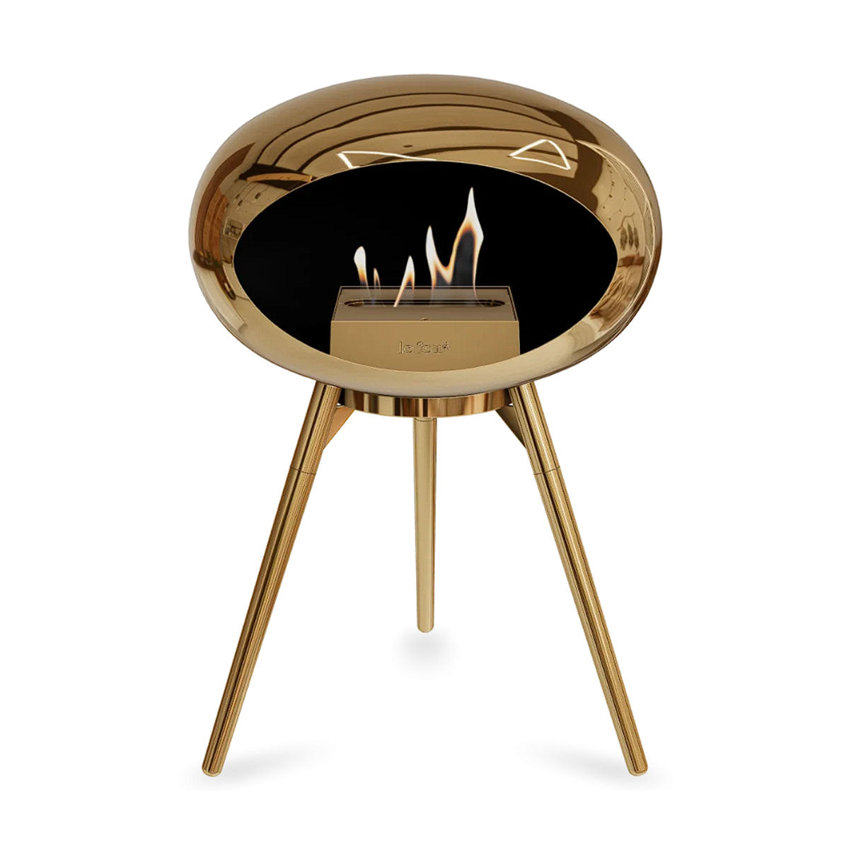 Le Feu Ground Wood Low - Chromed Rose Gold