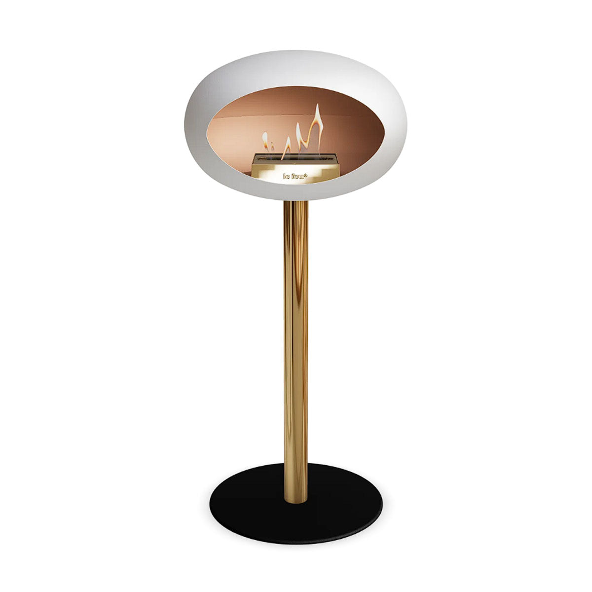 Le Feu Ground Steel High - White - 60mm Pole Width