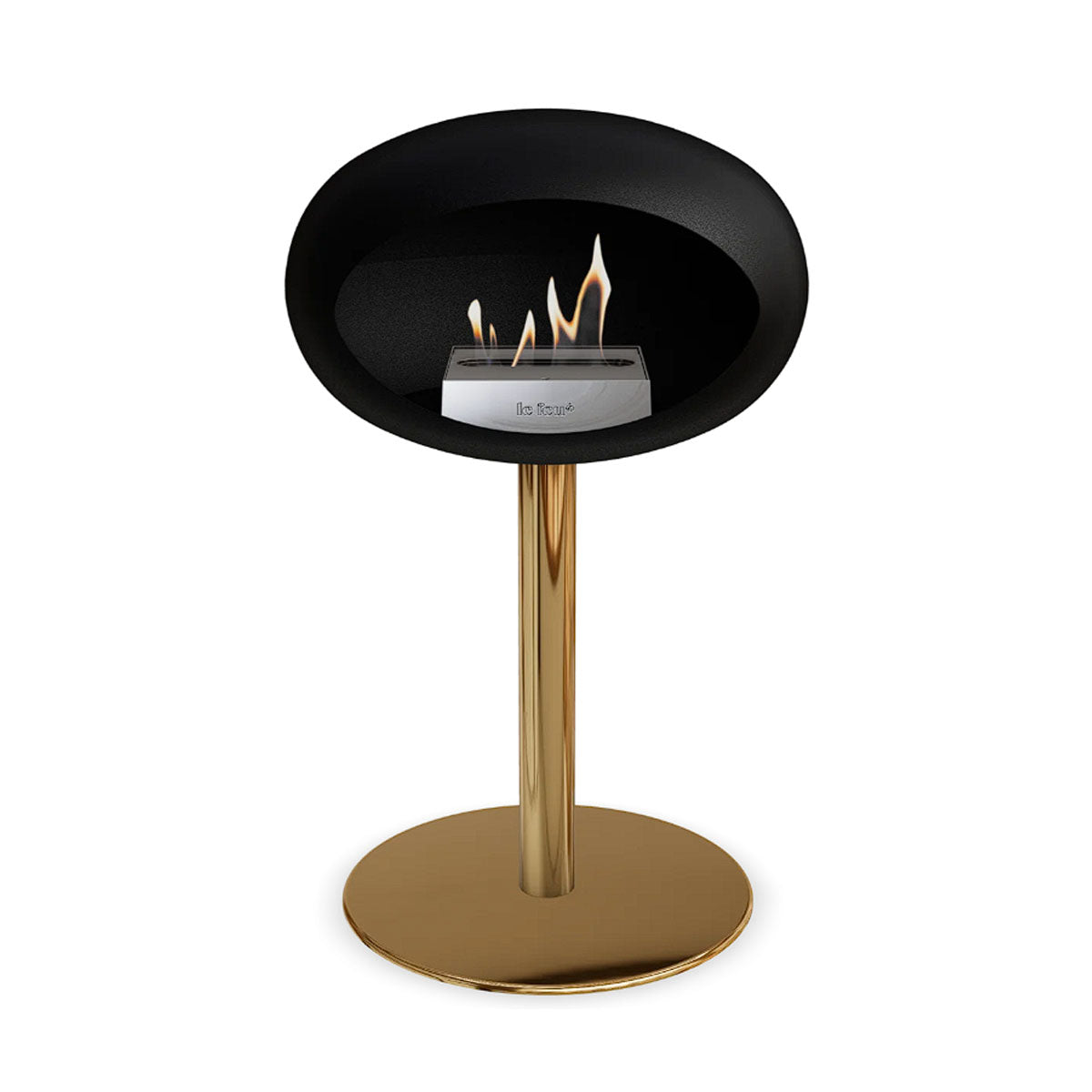 Le Feu Ground Steel Low - Black - 60mm Pole Width